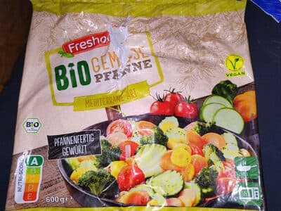 Bio Gemüsepfanne mediterran