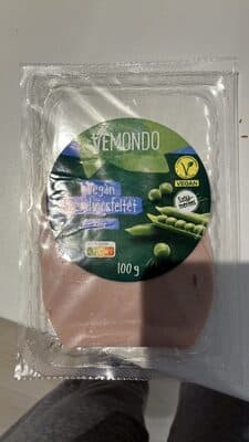 Vegán szendvicsfeltét borsófehérjével, hőkezelt, szeletelt