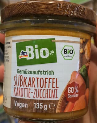 Gemüseaufstrich Süßkartoffel Karotte-Zucchini