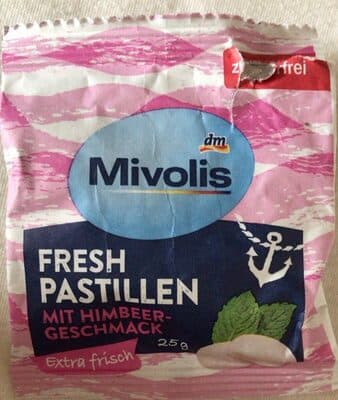 Fresh pastillen mit Himbeergeschmack