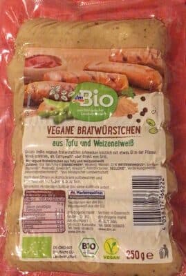 Vegane Bratwürstchen aus Tofu und Weizeneiweiß