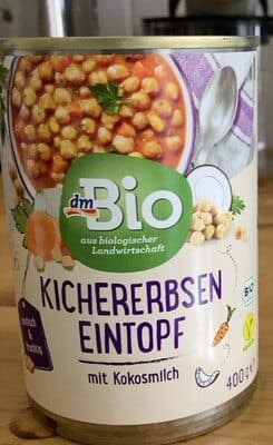 Kichererbsen Eintopf mit Kokosmilch