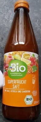 Superfrucht Saft mit Goji, Acerola und Sanddorn