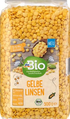 Gelbe Linsen