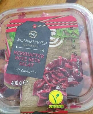 Herzhafter Rote Bete Salat mit Zwiebeln