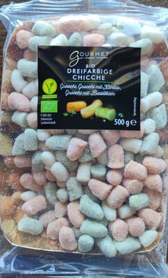 Dreifarbige Bio-Chicche