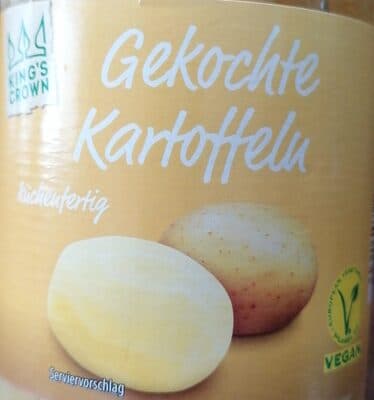 Gekochte Kartoffeln in Scheiben