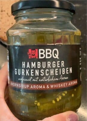 Hamburger-Gurkenscheiben - Ahornsiruparoma & Whiskeyaroma