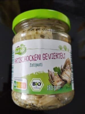 Bio-Antipasti - Artischocken geviertelt
