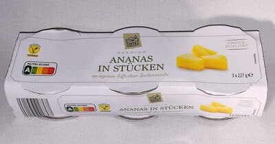 Ananas in Stücken
