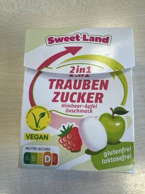 2in1 Traubenzucker Himbeer-Apfel