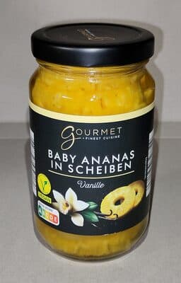 Baby-Ananas in Scheiben - Vanille