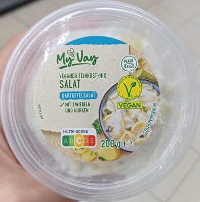 Veganer Salat - Kartoffelsalat