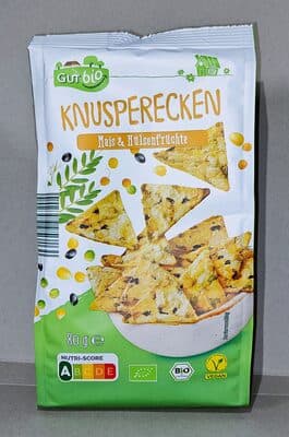 Bio-Knusperecken - Mais & Hülsenfrüchte
