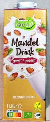 Bio-Mandeldrink gesüßt & geröstet