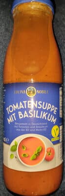 Tomatensuppe mit Basilikum