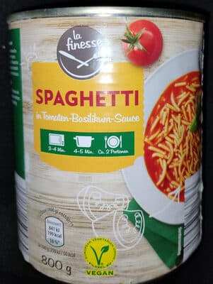 Spaghetti in Tomaten-Basilikum-Sauce