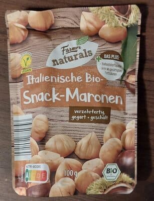 Italienische Bio-Snack-Maronen
