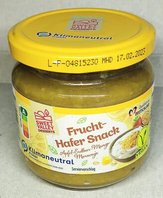 Frucht-Hafersnack - Apfel-Erdbeer-Mango-Maracuja