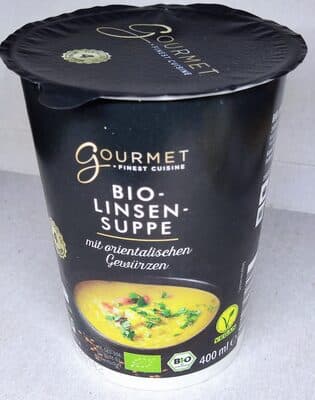 Bio-Linsensuppe mit orientalischen Gewürzen