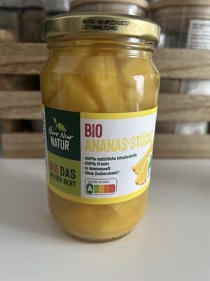 Bio-Ananasstücke