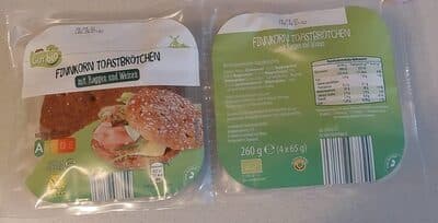 Finnkorn Toastbrötchen