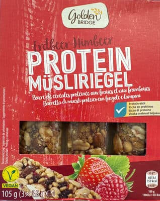 protein riegel erdbeere