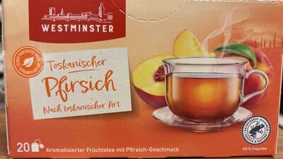 Toskanischer Pfirsichtee