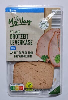 Veganer Brotzeit-Leverkäse