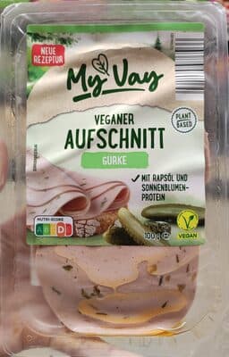 Veganer Aufschnitt Gurke