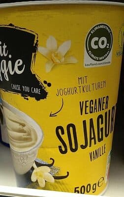 Veganer Sojagurt Vanille
