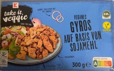 Veganes Gyros auf Basis von Sojamehl