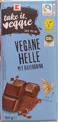 Vegane Helle Schokolade mit Haferdrink