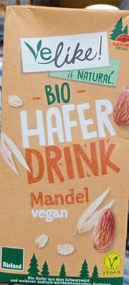 Bio Hafer Drink mit Mandel