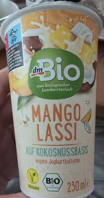 Mango Lassi auf Kokosnussbasis