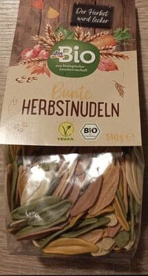 Bunte Herbstnudeln