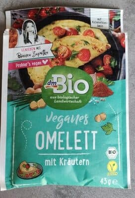 Veganes Omlett mit Kräutern