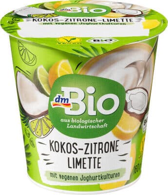 Kokos-Zitrone-Limette Joghurtalternative