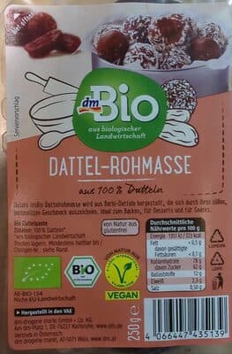 Dattel-Rohmasse