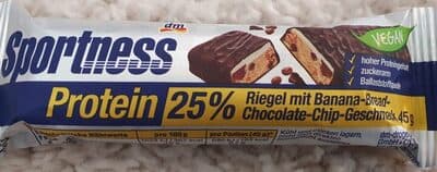 Proteinriegel mit Banana- Bread- Chocolate-Chip-Geschmack