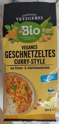 Veganes Geschnetzeltes Curry-Style