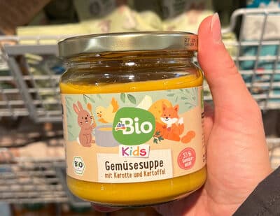 dmBio Kids Gemüsesuppe mit Karotte und Kartoffel