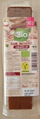 Vegane Snackwurst Landjäger Art