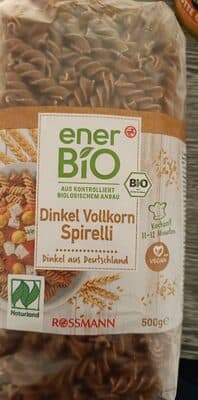 Dinkel Vollkorn Spirelli