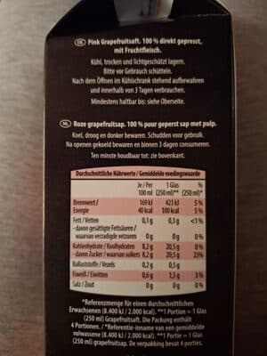 RIO D'ORO® Grapefruitsaft 100% purer gepresster Saft für einen vollen und reichen Geschmack 1l