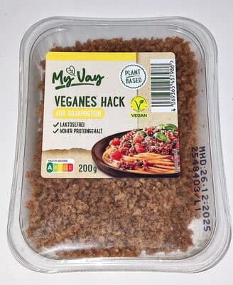 Veganes Hack aus Sojaprotein