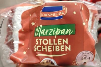 Marzipanstollen Scheiben
