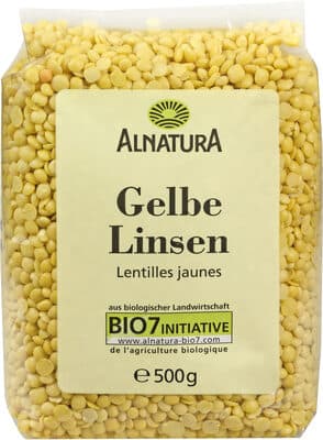 Gelbe Linsen