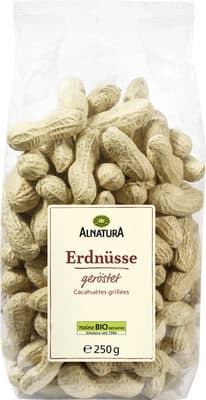 Erdnüsse geröstet, in Schale