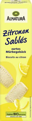 Alnatura Zitronen Sablés Bio Mürbegebäck mit Zitronengeschmack